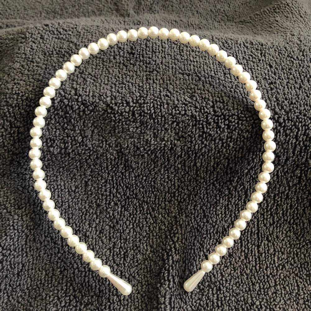 Faux Pearl Headband